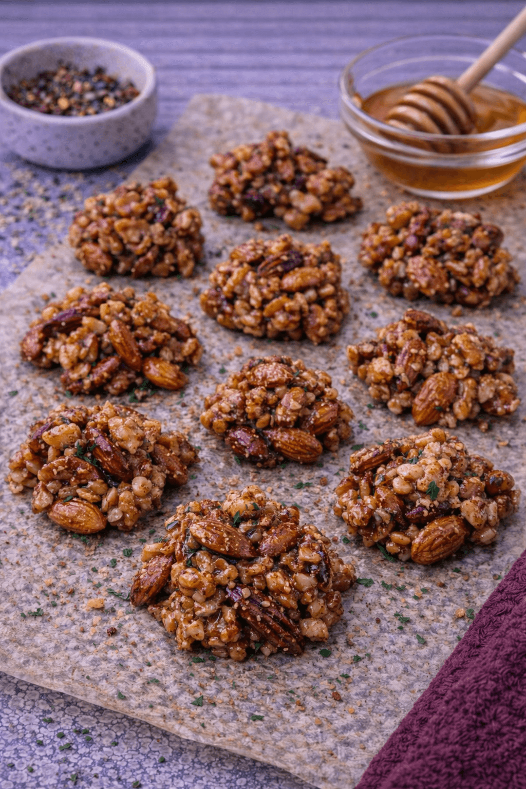 7 Spice Honey Nut Snack Clusters