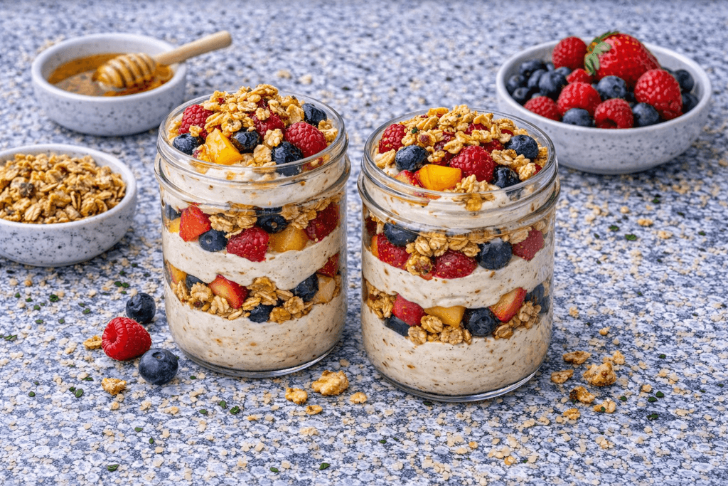 Shawarma-Spiced Fruit & Yogurt Parfait