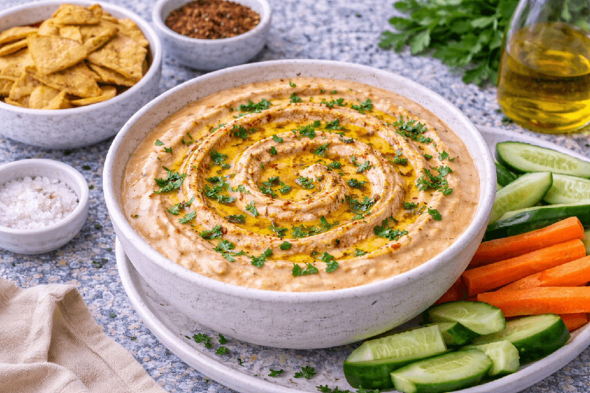 Shawarma-Spiced Harissa Yogurt Dip